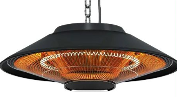 Infrared Heater -  IP55 "Amaryllis Range" Ceiling Infrared Heater. Built-in Control or On/Off.