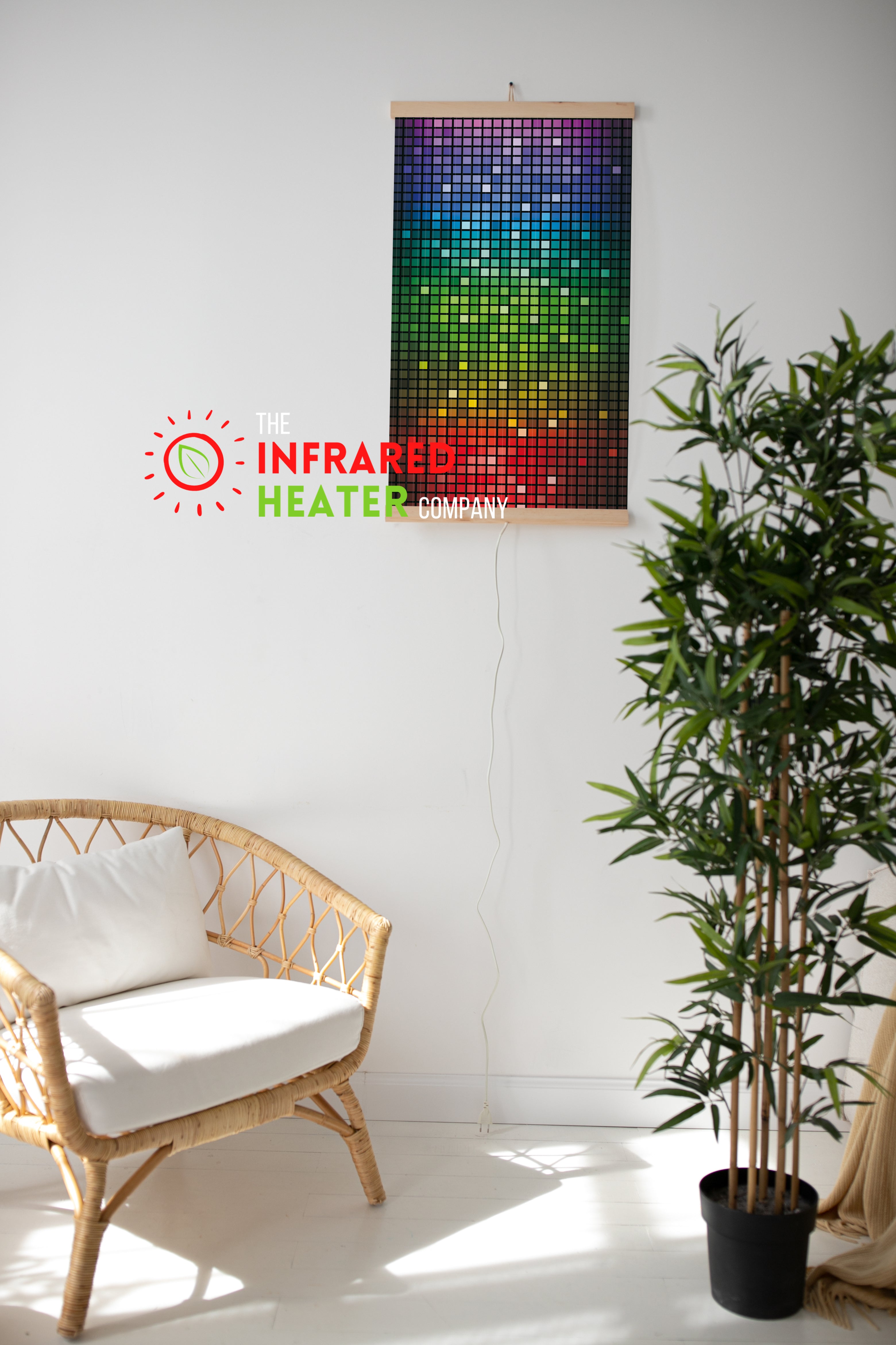 Infrared Wall mounted Picture Heater. Far Infrared Heating Panel 420W "Mosaic"