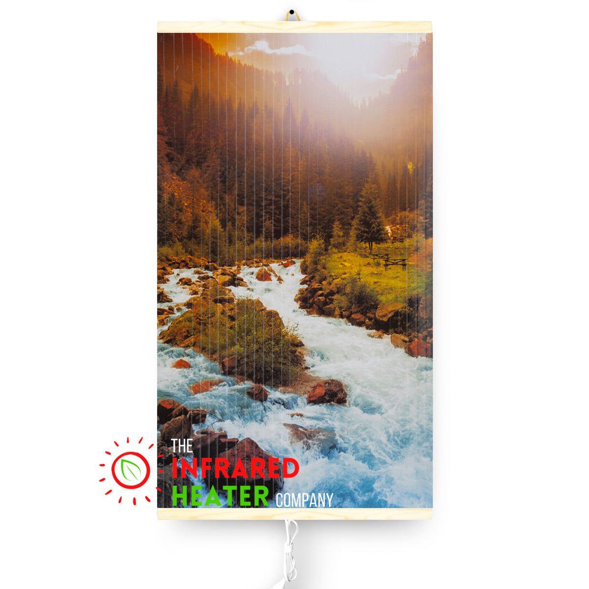 Infrared Wall mounted  Picture Heater. Far Infrared Heating Panel 420W "Mountain River"