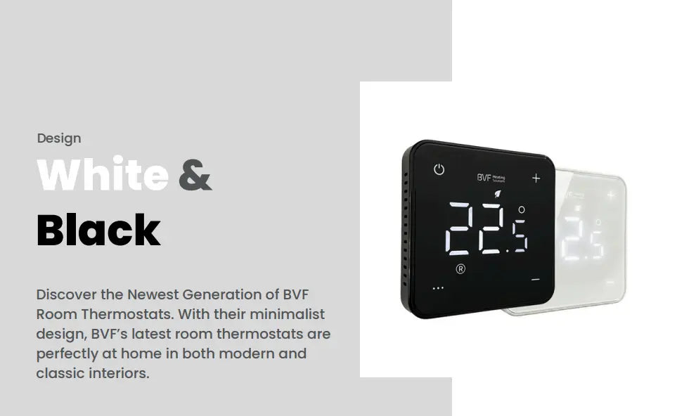 501 Smart WiFi Thermostat – Programmable Heating Controller - White