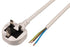 UK Plug to 1.5mm Cable Stripped Bare Ends, 2m/5m White 13A