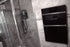 Bluebell Infrared Glass Towel Heater with Thermostat – Stylish 500W Bathroom Heater - White