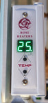 Bluebell Infrared Glass Towel Heater with Thermostat – Stylish 500W Bathroom Heater - White