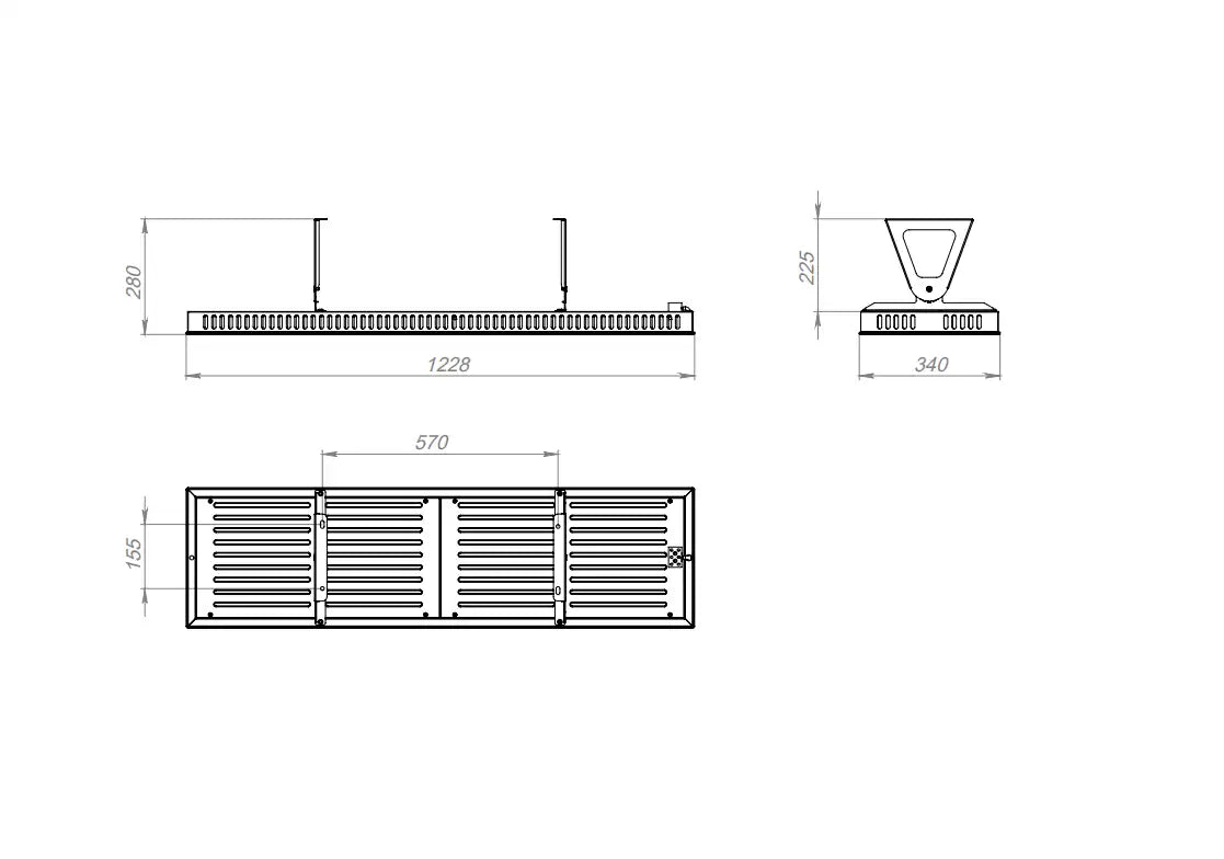 Iris Far Infrared Tempered Glass Ceiling & Wall Heating Panel –  Sleek, High-Efficiency Heater - White & Black (1000W–1500W)