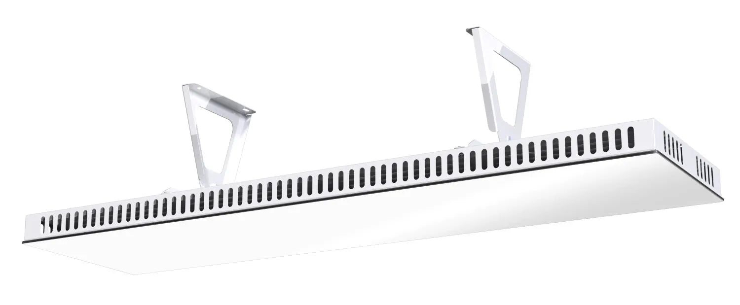 Iris Far Infrared Tempered Glass Ceiling & Wall Heating Panel –  Sleek, High-Efficiency Heater - White & Black (1000W–1500W)