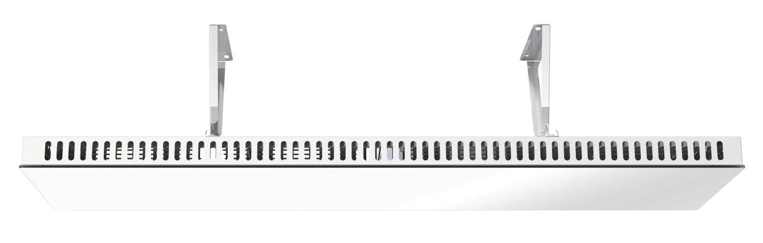 Iris Far Infrared Tempered Glass Ceiling & Wall Heating Panel –  Sleek, High-Efficiency Heater - White & Black (1000W–1500W)