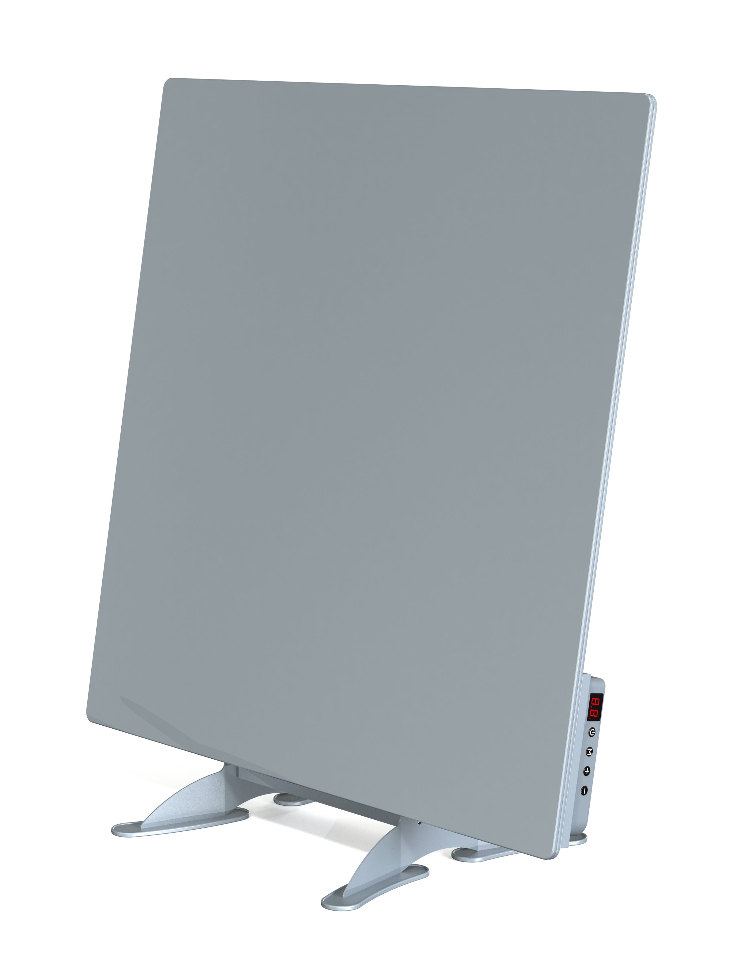 Far Infrared Heater - "Lavender Range" Smart WiFi control or ON/OFF models. Glass Smart infrared heating panels. Grey. 800-400Watts