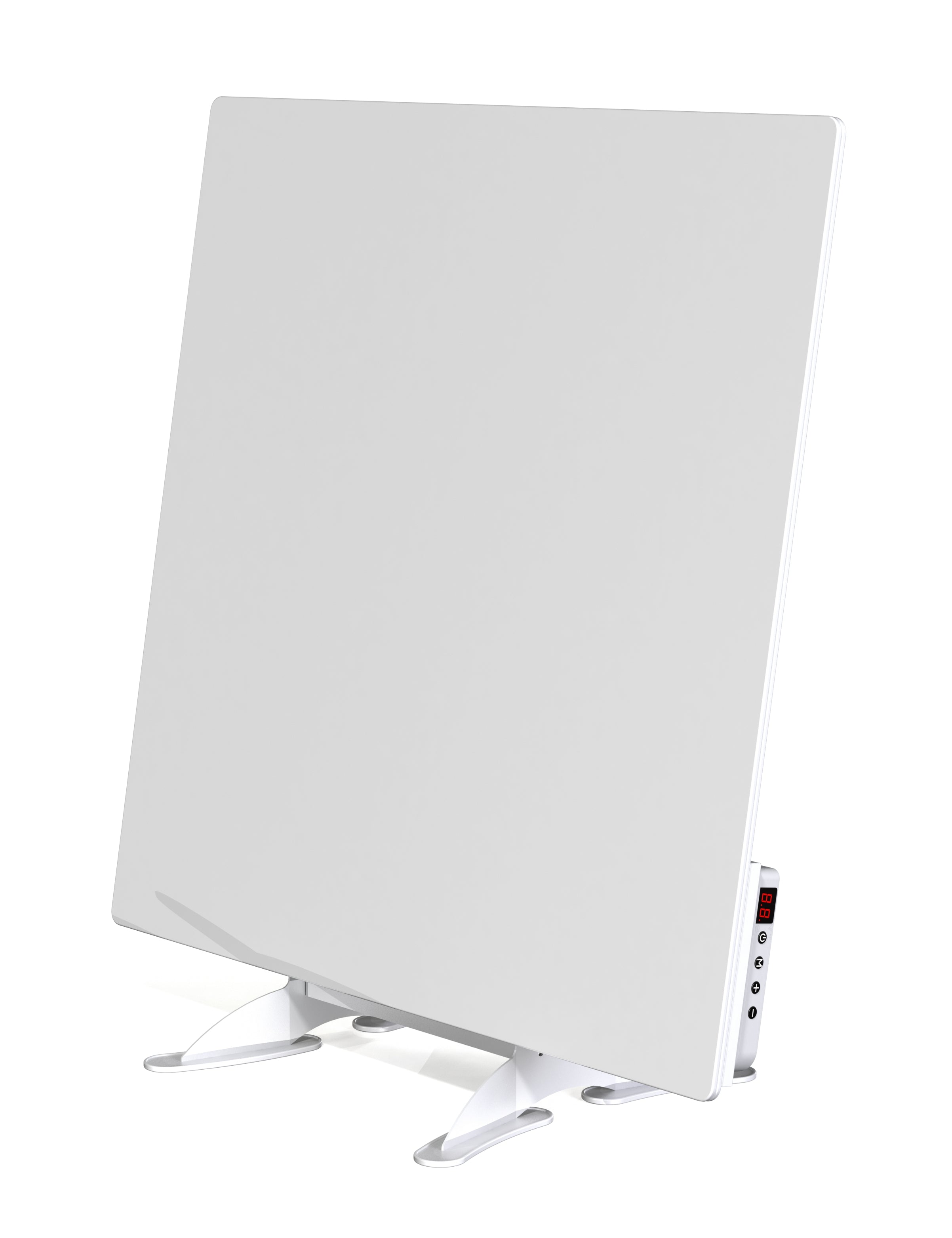 Far Infrared Heater - "Lavender Range" Smart WiFi control or ON/OFF models. Glass Smart infrared heating panels. White. 800-400Watts