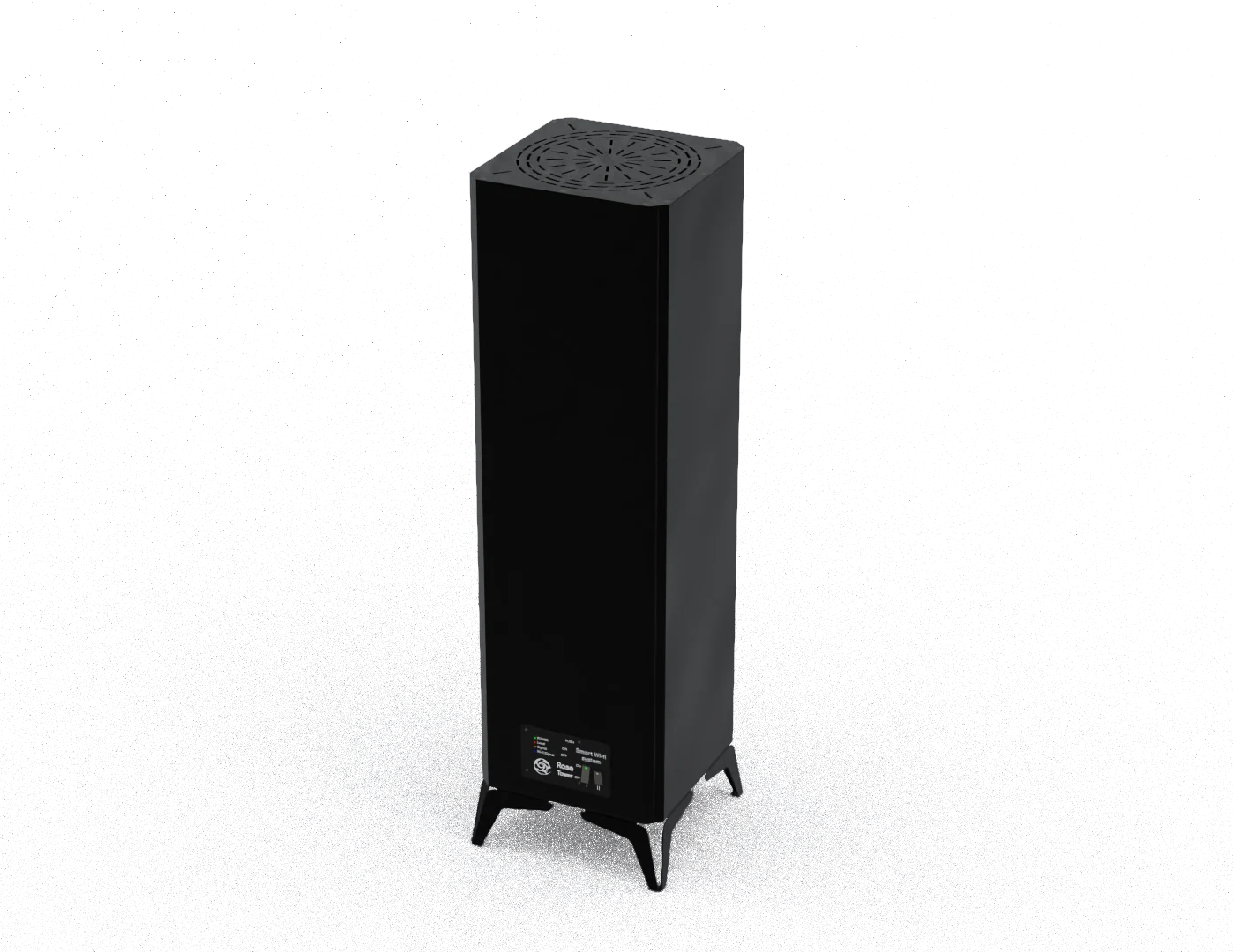 Rose-Tower Portable Infrared Thermal Wave Heater – Energy-Efficient Hybrid Heating with Smart WiFi Control - Black (1000W & 1800W)