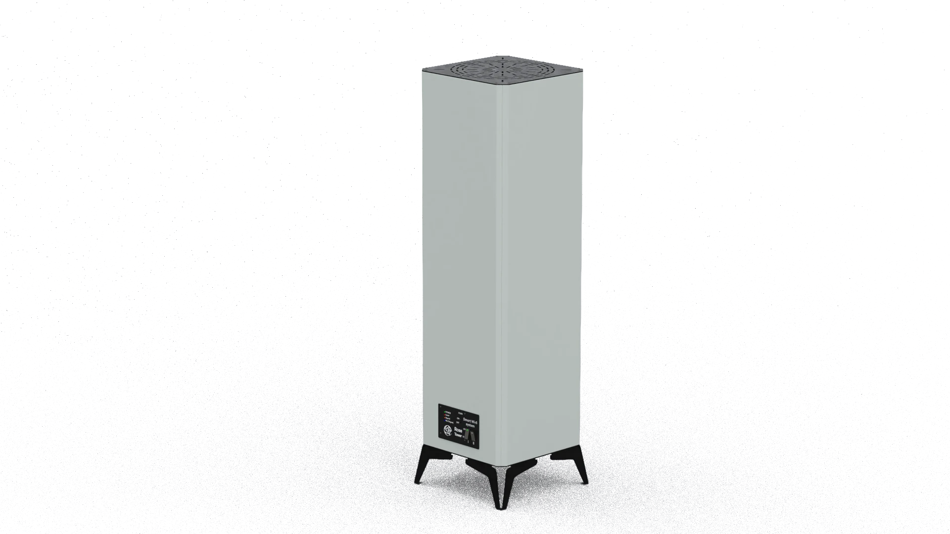 Rose-Tower Portable Infrared Thermal Wave Heater – Energy-Efficient Hybrid Heating with Smart WiFi Control - White (1000W & 1800W)