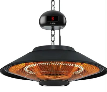 Infrared Heater -  IP55 "Amaryllis Range" Ceiling Infrared Heater. Built-in Control or On/Off.