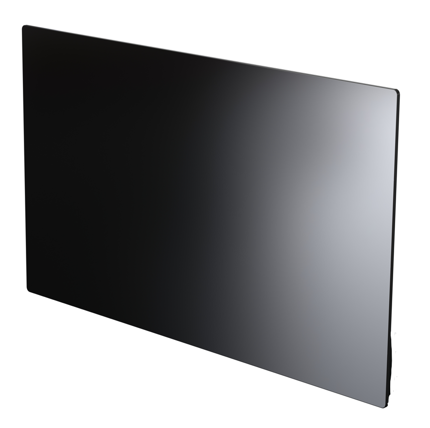 Far Infrared Heaters Glass "Lavender Range" Black. On/Off  800-400Watts