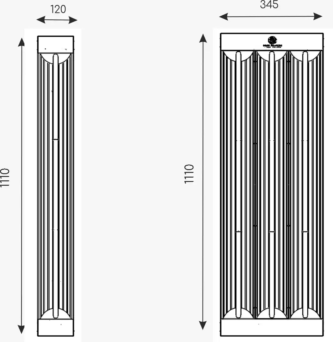 Rose-GLO - Industrial Low Glow Infrared Ceiling & Wall Heating Panel – Slim, High-Efficiency Metal Heater (1500W–4500W)