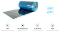 Underfloor Heating Film. BVF-CALEO Film heaters with advanced CNT technology. 130Wm2 / 50cm-UK Infrared Heating Company