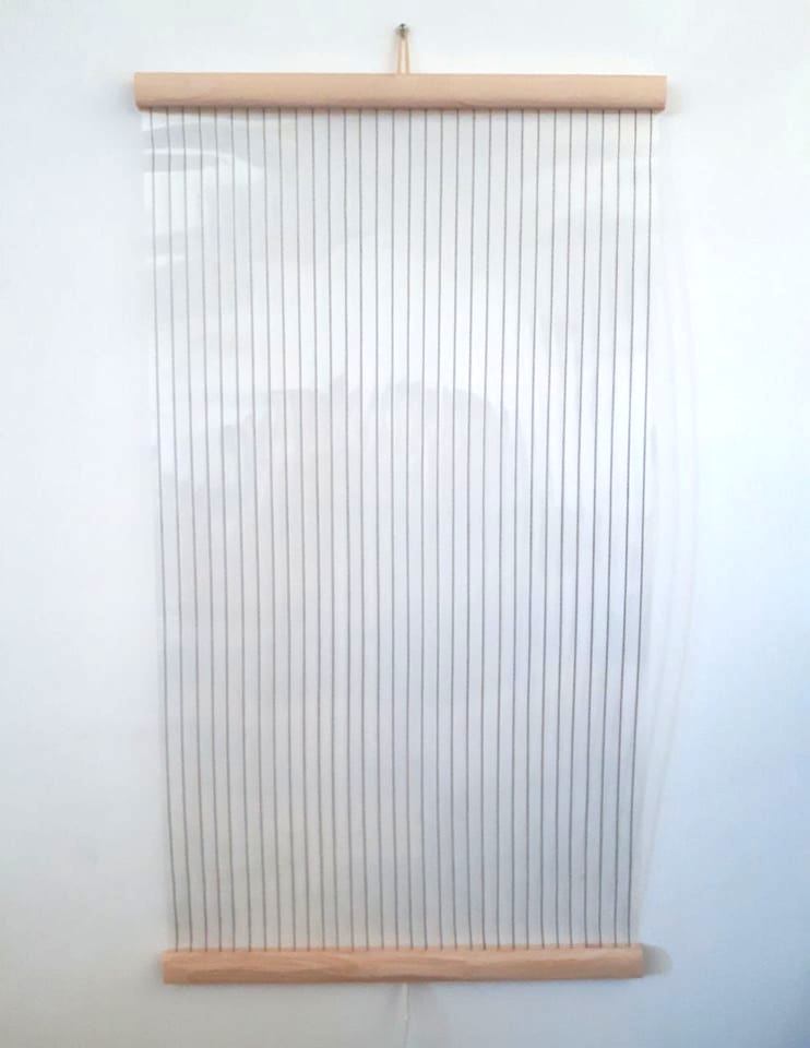 Infrared Wall Heater "Transparent". Roll-able Far Infrared Heating Panel 420W