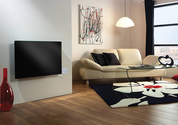 Far Infrared Heaters "Glassar" Black Glass infrared heating Panels. 400W, 600W. 900W.-UK Infrared Heating Company
