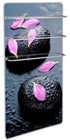 Infrared Towel Heater with built in Thermostat."CARNATION RANGE" Glass. Picture.  500W