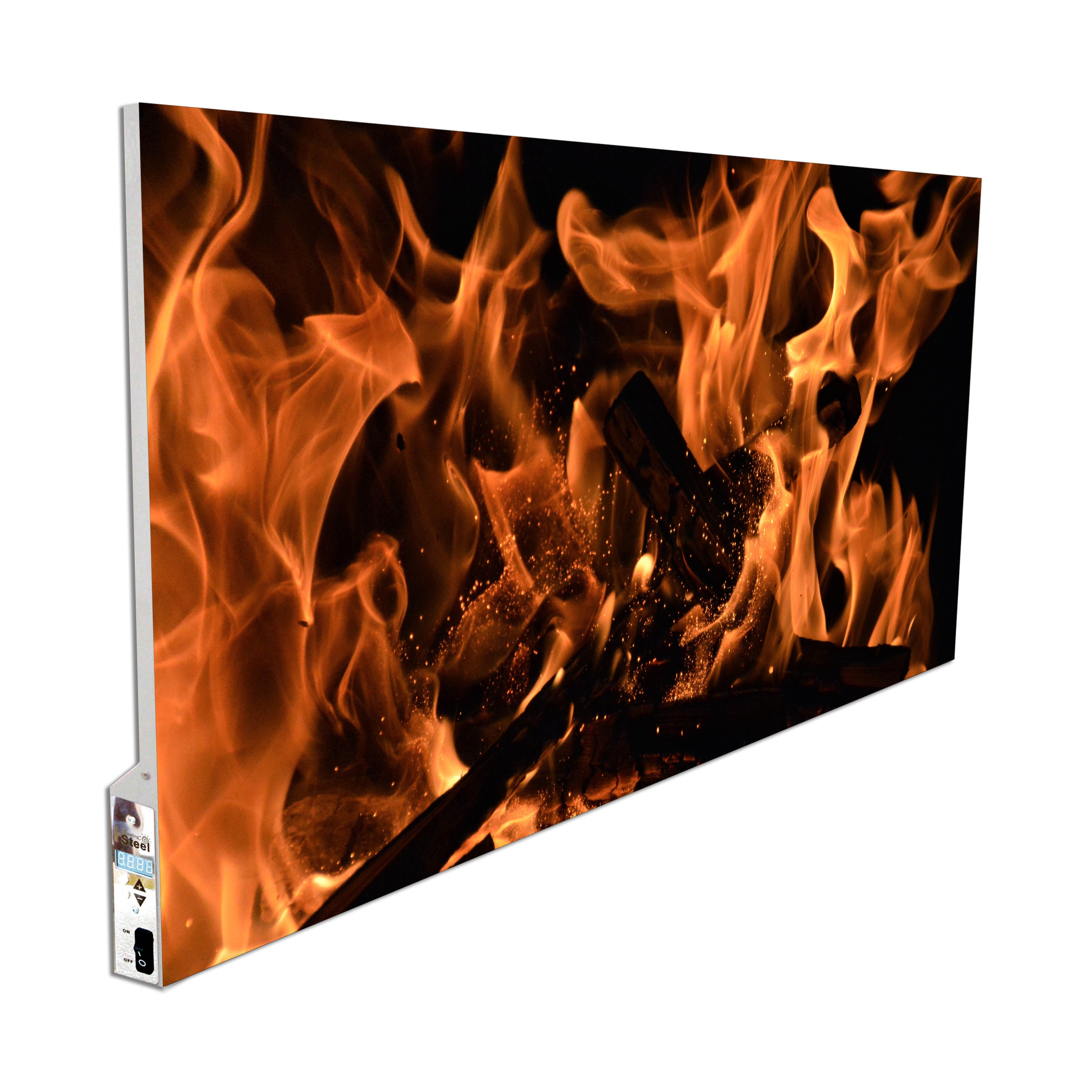 Infrared Heater Picture with built in Thermostat 750W (Metal)-UK Infrared Heating Company