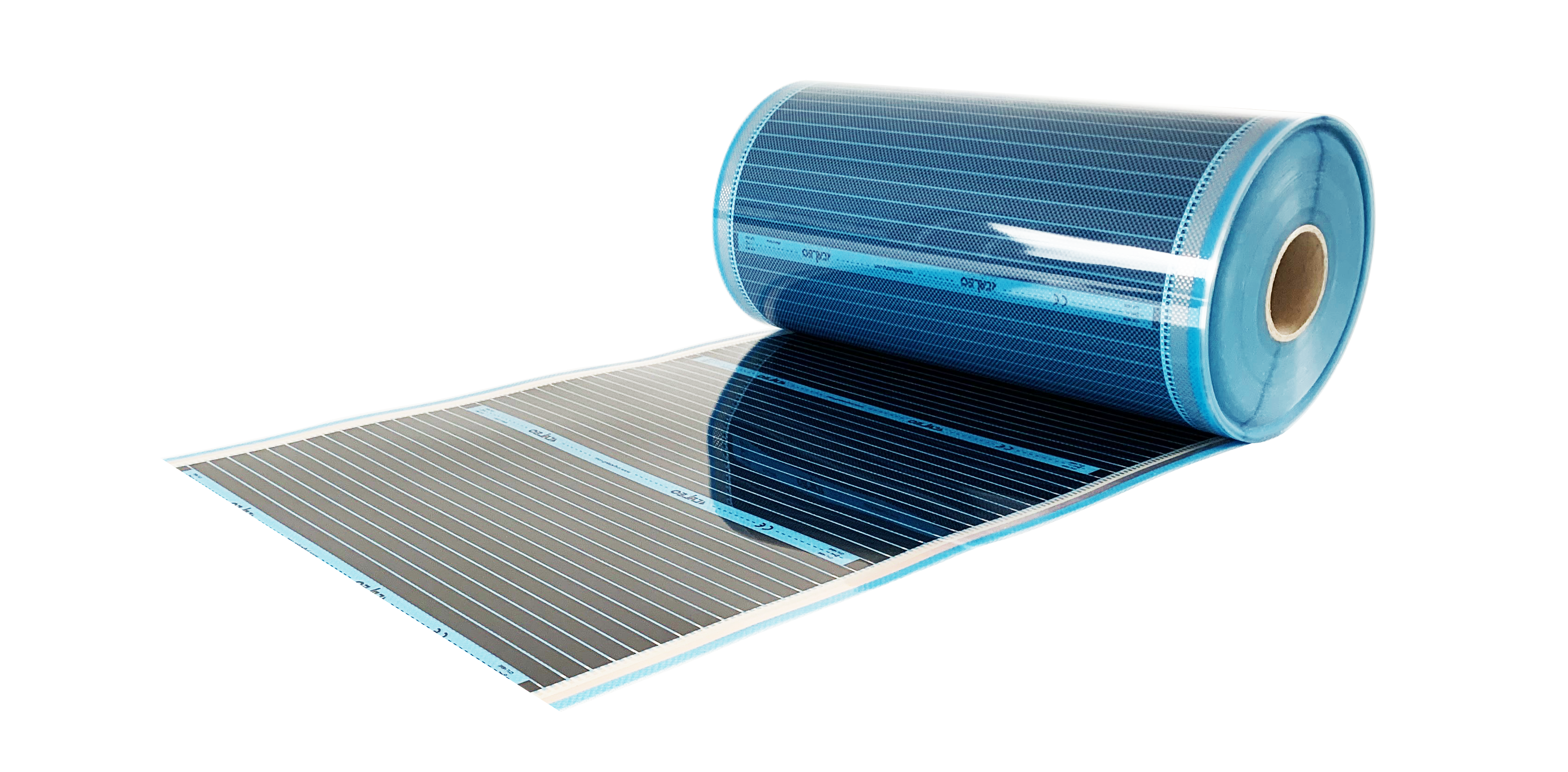 Underfloor Heating Film. BVF-CALEO Film heaters with advanced CNT technology. 130Wm2 / 50cm-UK Infrared Heating Company