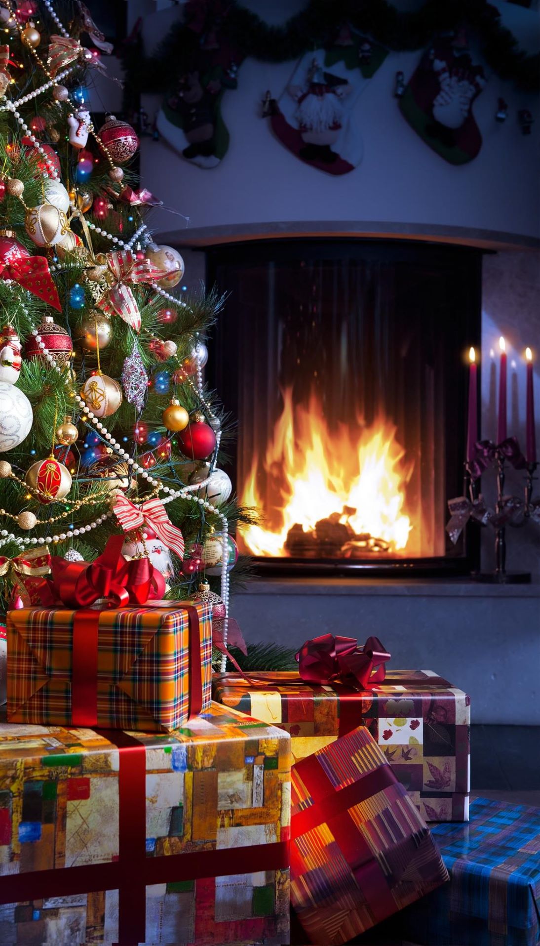 Infrared Wall mounted Picture Heater. Far Infrared Heating Panel 420W "Christmas"