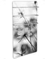Infrared Towel Heater with built in Thermostat."CARNATION RANGE" Glass. Picture. 500W