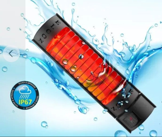 Infrared Heater - Outdoor use. Waterproof IP67. "Amaryllis Range"