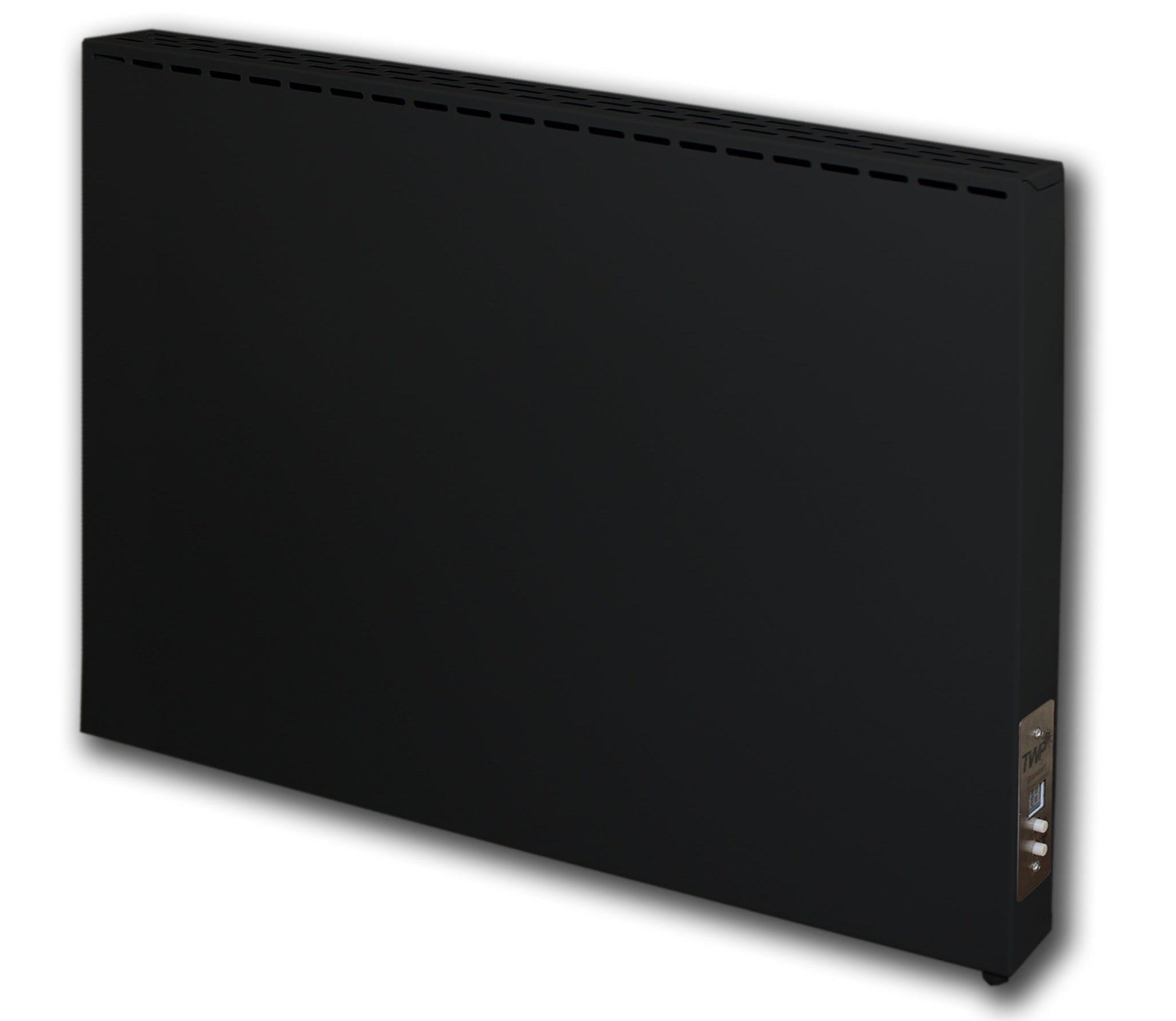Far Infrared Heaters - Thermal Wave Panel (TWP) "JASMINE RANGE" Black. Metal infrared heating panels. 300W, 500W, 700W, 1000W.