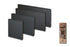 Far Infrared Heaters - Thermal Wave Panel (TWP). GRAPHITE GREY (RAL 7024) "JASMINE RANGE" Grey. Metal in frared heating panels. 300W, 500W, 700W, 1000W.