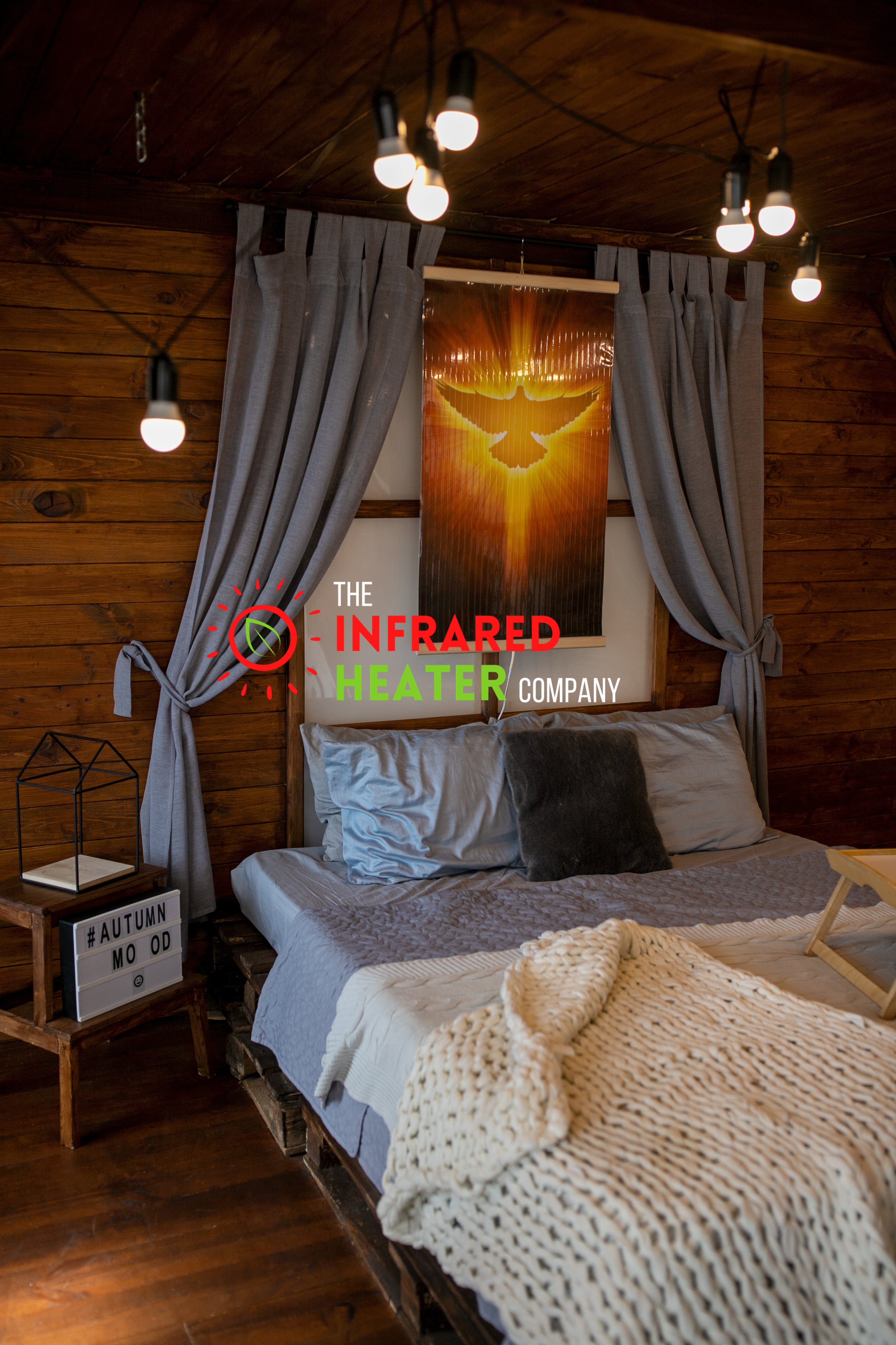 Infrared Wall mounted  Picture Heater. Far Infrared Heating Panel 420W "Holy Spirit"